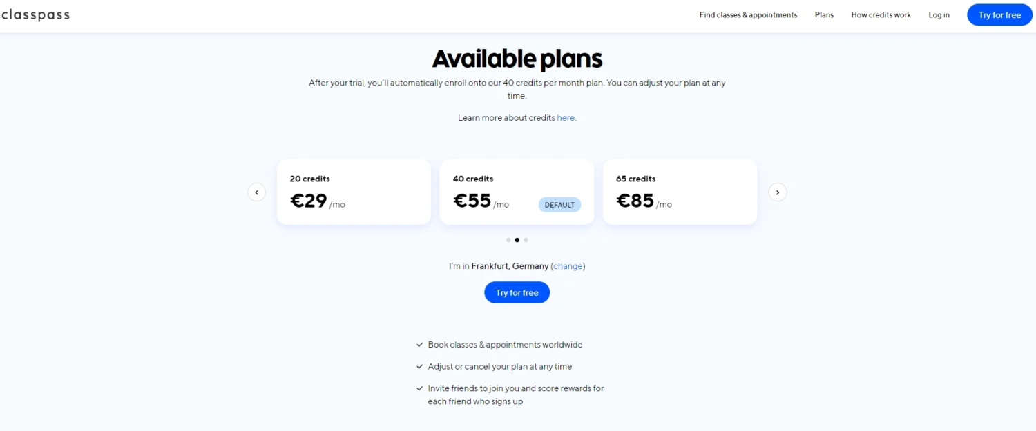ClassPass-Plans-Pricing