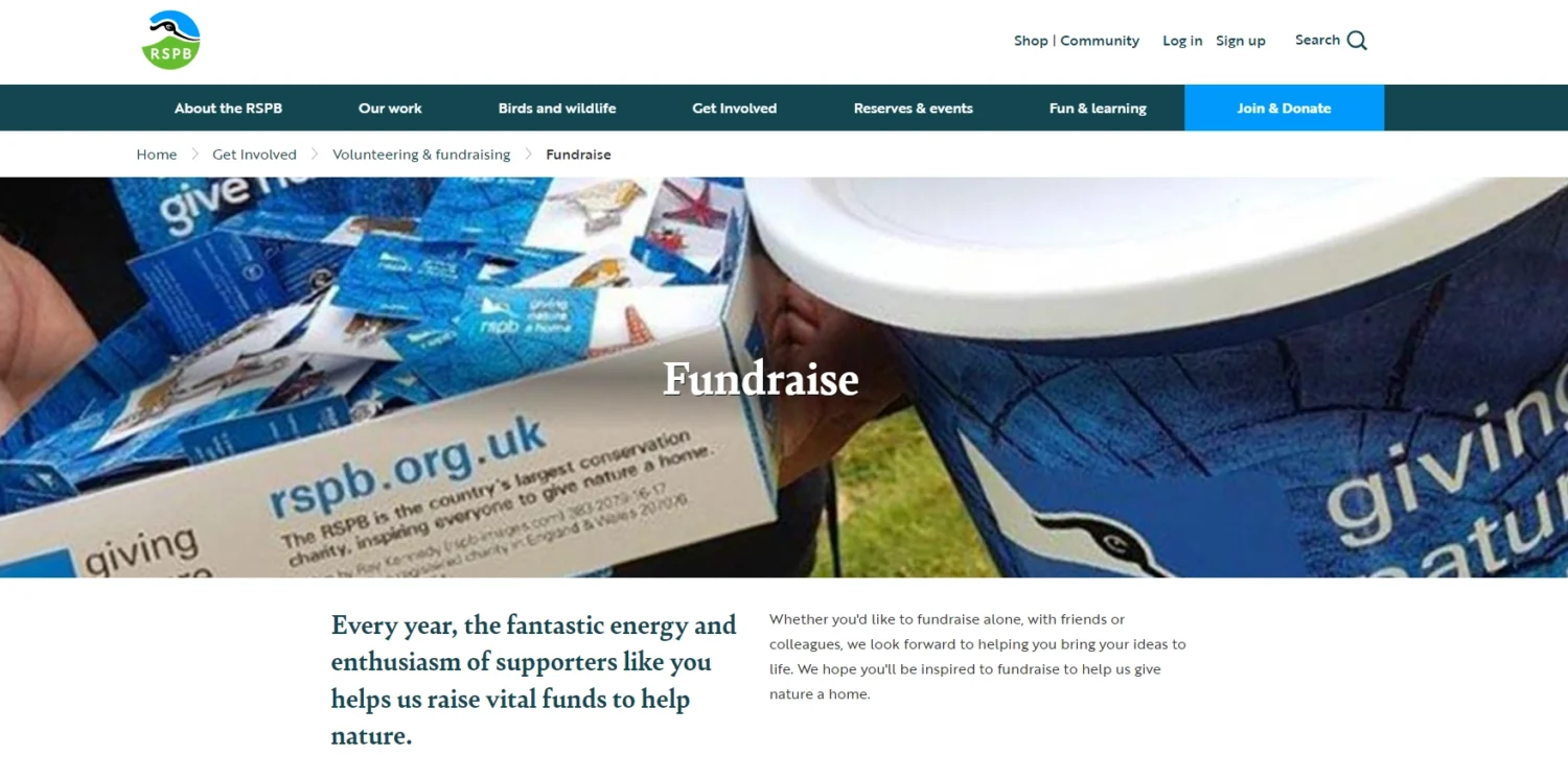 RSPB-Fundraising